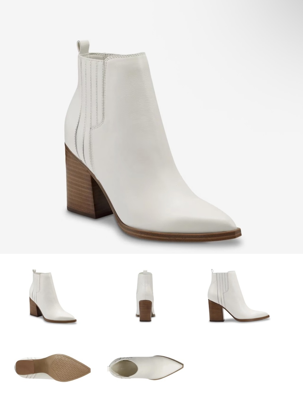 DSW Marc Fischer Matter Chelsea Block Heel Ankle Boot